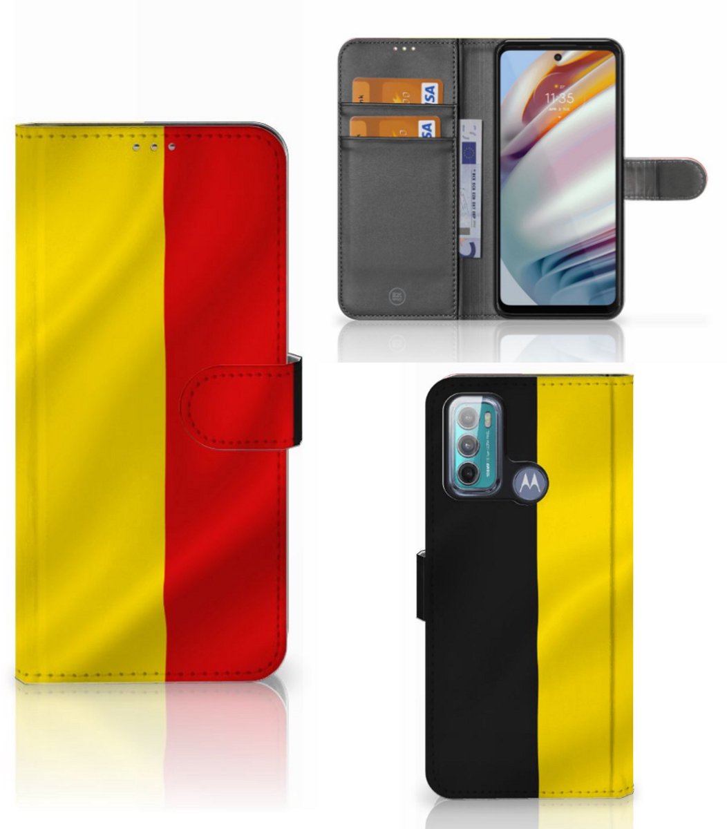 Motorola Moto G60 Bookstyle Case Belgische Vlag