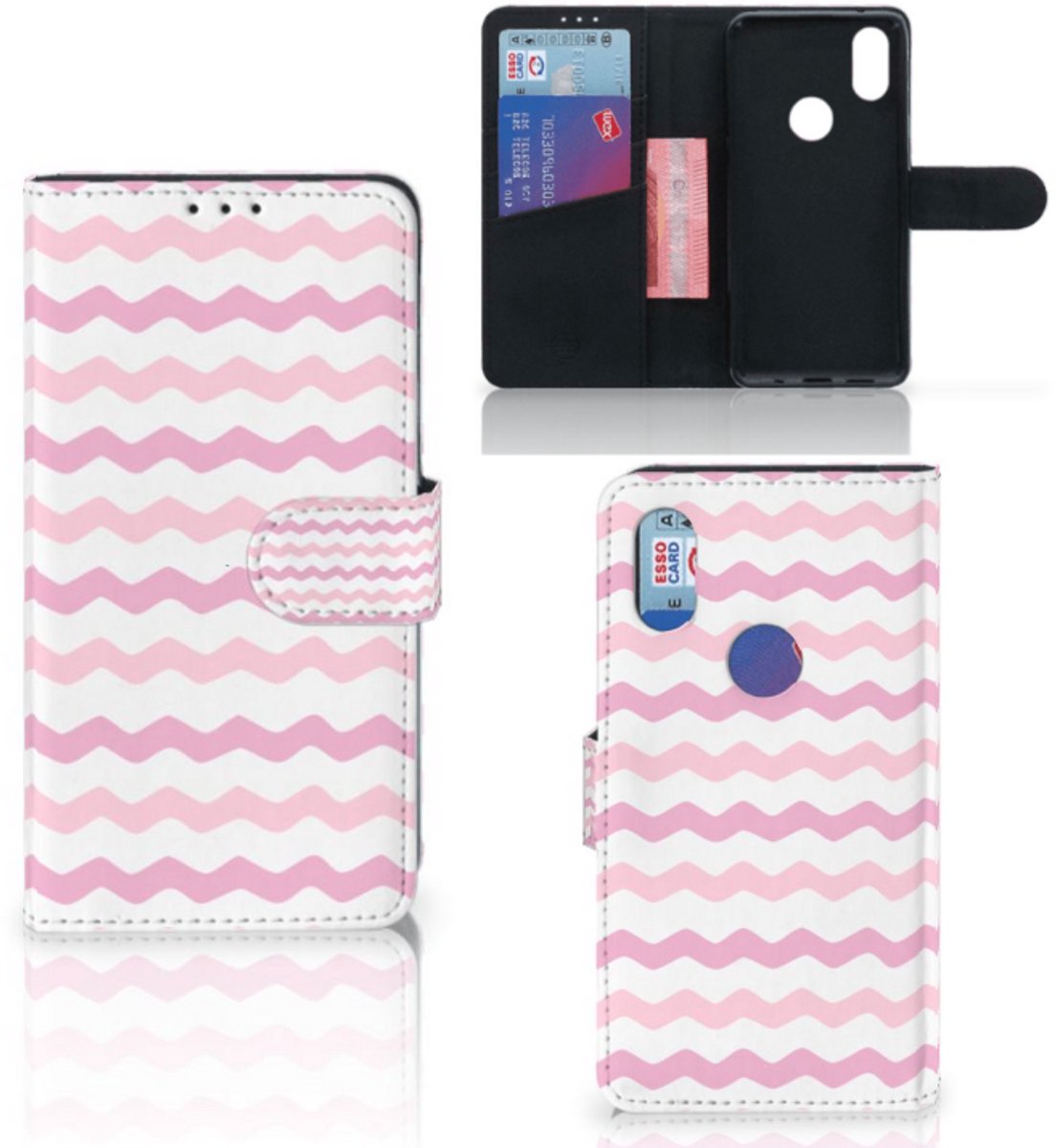 Xiaomi Mi Mix 2s Telefoon Hoesje Waves Roze
