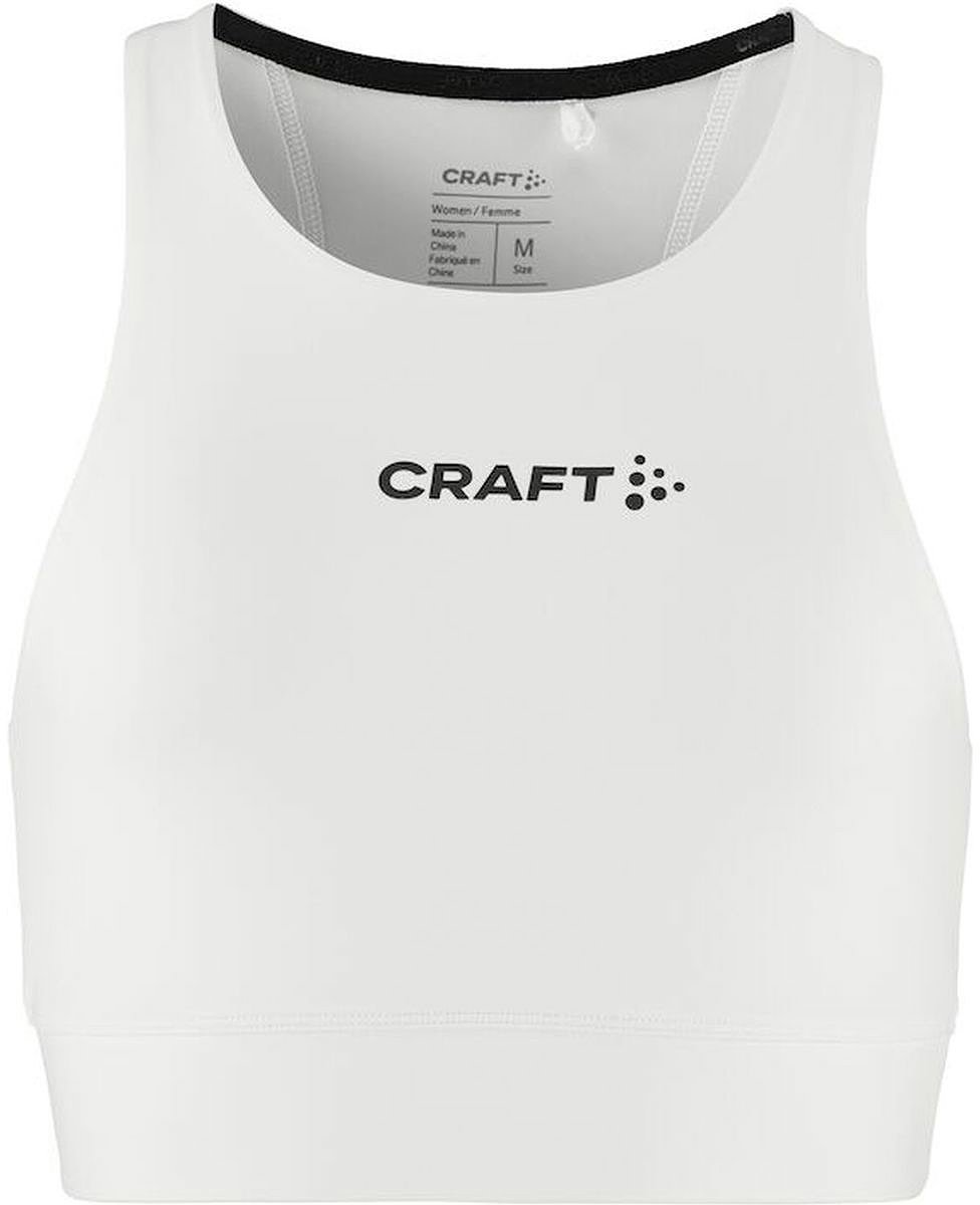 976x1200.jpg Craft Rush 2.0 Crop Top Dames - Wit | Maat: XXS - Afbeelding 1