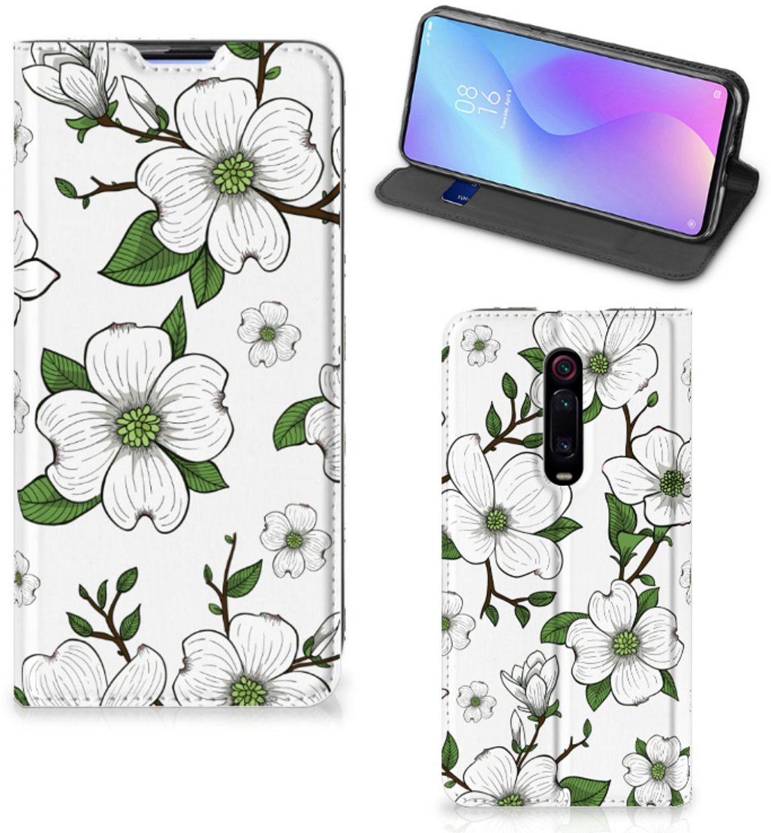 Xiaomi Mi 9T Pro Smart Cover Dogwood Flowers