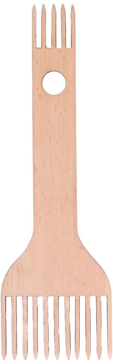 Houten Weefstoel en Kam Set - Handgereedschap voor Breien en Vlechten - Ergonomisch en Duurzaam