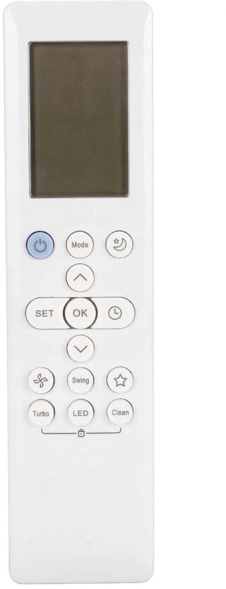 Cosensi - Universele Air Conditioner Afstandsbediening - Ergonomisch - Zwart - Vervangingsremote - Geschikt voor Midea - Inclusief gebruiksinformatie