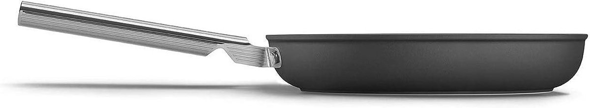 Koekenpan - Koekenpan met anti-aanbaklaag - Dagelijks koken - Gepatenteerde bodem warmteverdeling - 28 cm - Zwart