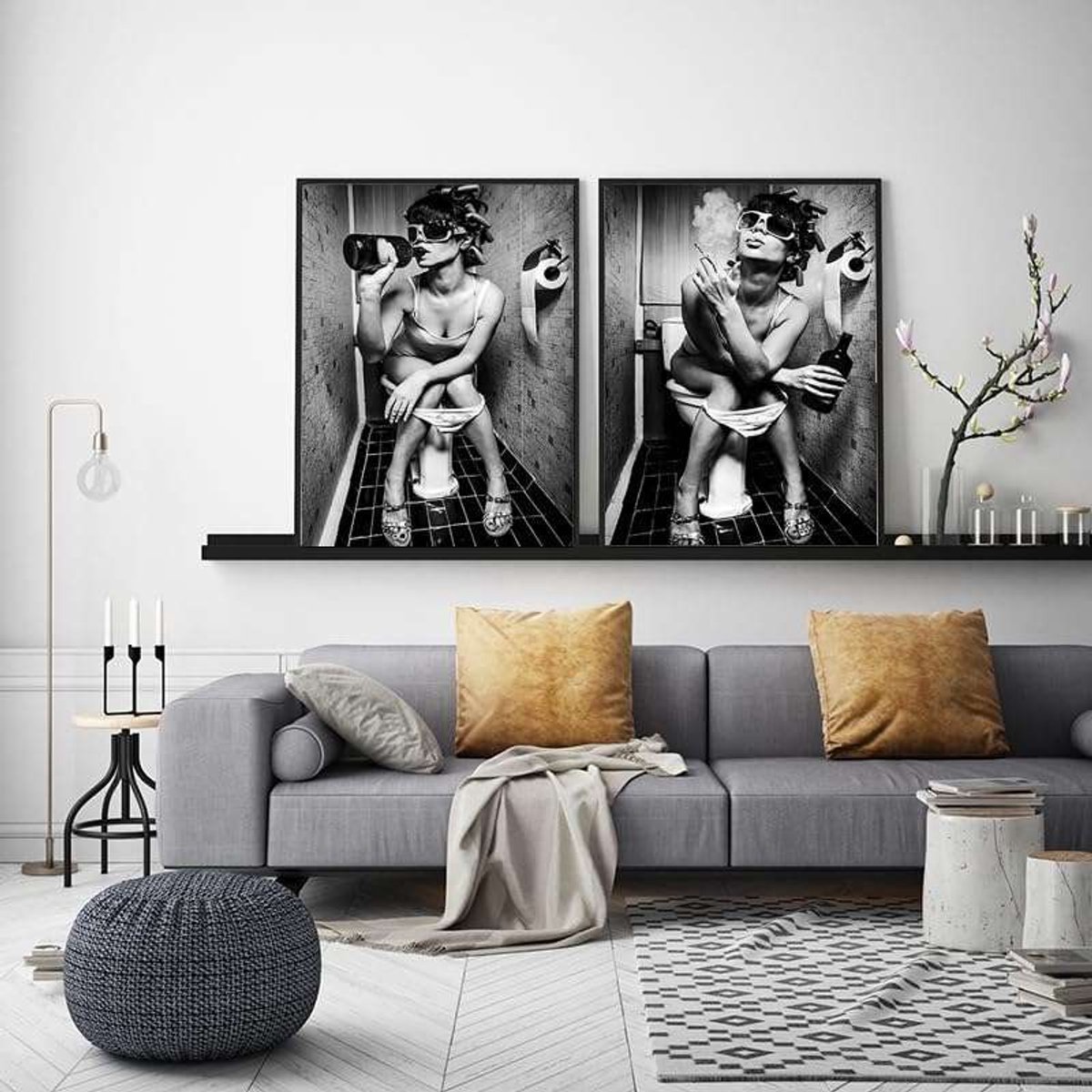 CE - Plakat - Zwart-wit - 60x90cm - 2 stuks