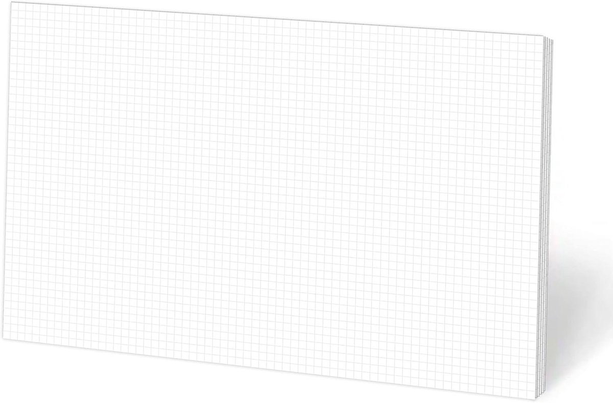 Grafisch Papier Notitieblok - Planningsblok Grootboek - Schetsen en Ontwerpen - Glad en Dik Papier - 27.9 x 43.2 cm