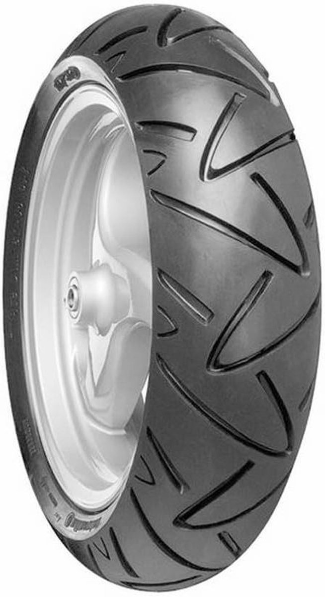 Motorband - All season band - Veilig rijden - M+S Goedgekeurd - 90/100-10 53J - Zwart