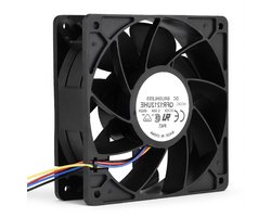 Richer-R Antminer Ventilator, universeel, 12 V, 5 A, computerventilator, 7500 RPM windkoeling 280,38 CFM windkracht, 4-pins koelventilator, pc-ventilator, koelventilator voor Antminer S7 S9, zwart