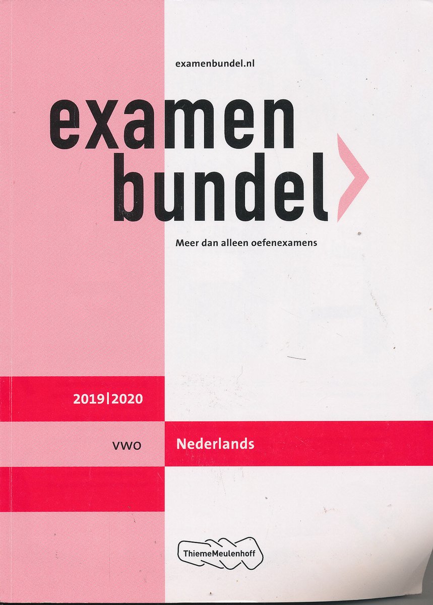 Examenbundel Nederlands VWO 2019/2020