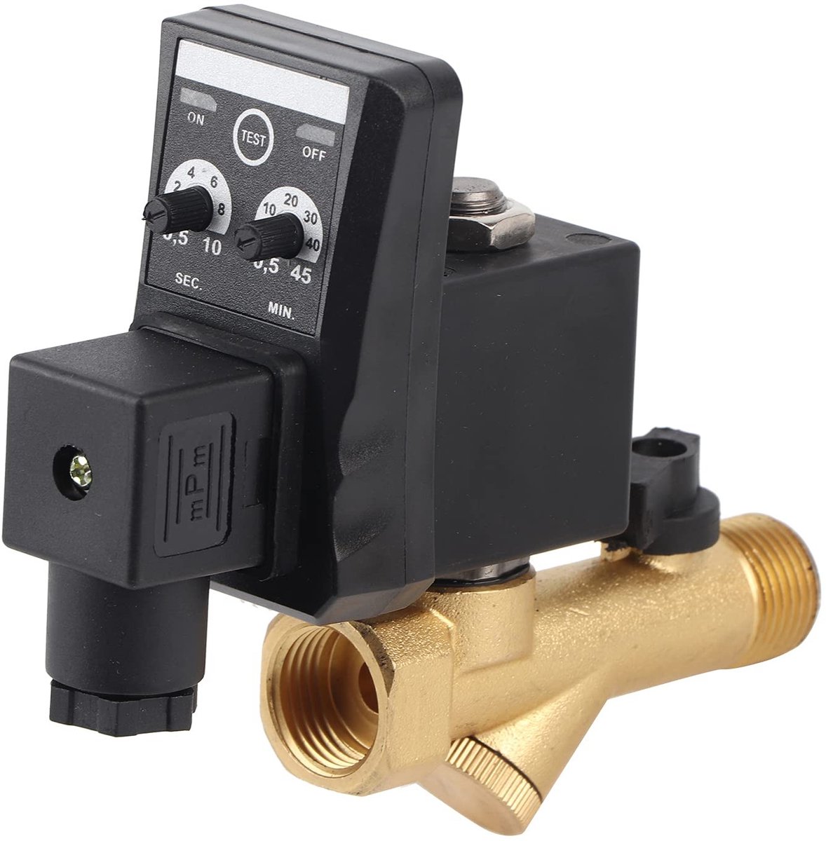 Dailygoody - Automatische Aftapkraan - Elektronische Aftapkraan - Voor Condensaatbeheer - Messing - G1/2 DN15 - Voor Luchtcompressor - 230V
