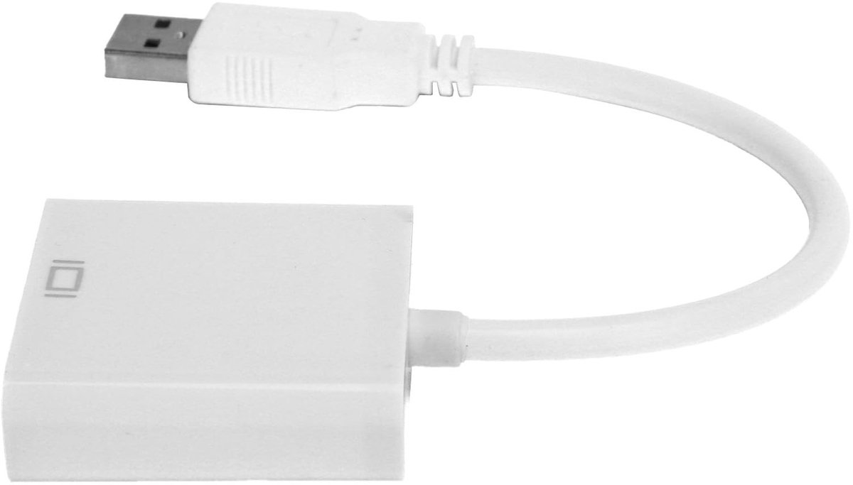 Dailygoody - USB Naar VGA-adapter - USB 3.0 - Geen externe elektriciteit nodig - Compact formaat - Geschikt voor laptops en desktops - Perfect voor pr...