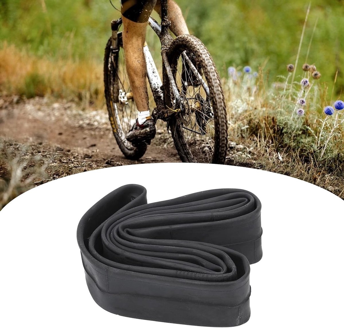 24 Inch Fiets Binnenband, Geschikt voor 24x1.95/2.125, Schrader Ventiel, Rubber Vervangingsband voor Fietsen