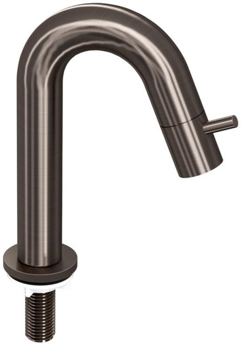 INK - Fonteinkraan Staand Gebogen Laag Model - Metal Black