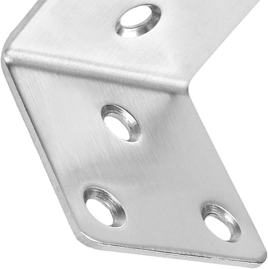 Hoekbeugels voor Meubels, 12 Stuks, 40 x 40 x 40 mm, Sterke Metalen Hoeksteunen voor Planken en Raamondersteuning — afbeelding 2