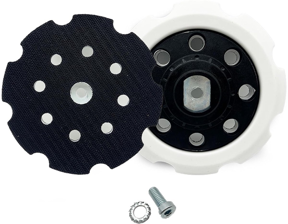 Sanding disc backing pad 5 inch met 8 gaten, polijstschijf met M8 schroef, geschikt voor diverse orbitale polishers