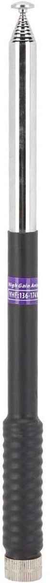 Dailygoody - Lange Trekstangantenne - Antibotsingsantenne - Ideaal voor GPS en Tweerichtingsradio - Zwart - VHF-antenne - Lichtgewicht en Duurzaam - G.