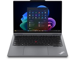 Lenovo ThinkPad X1 2-in-1 Gen 11 Aura Edition Copilot+ PC Intel Core Ultra 7 355 Hybride (2-in-1) 35,6 cm (14") Touchscreen WUXGA 32 GB LPDDR5x-SDRAM 1 TB SSD Wi-Fi 7 (802.11be) Windows 11 Pro Grijs Engels