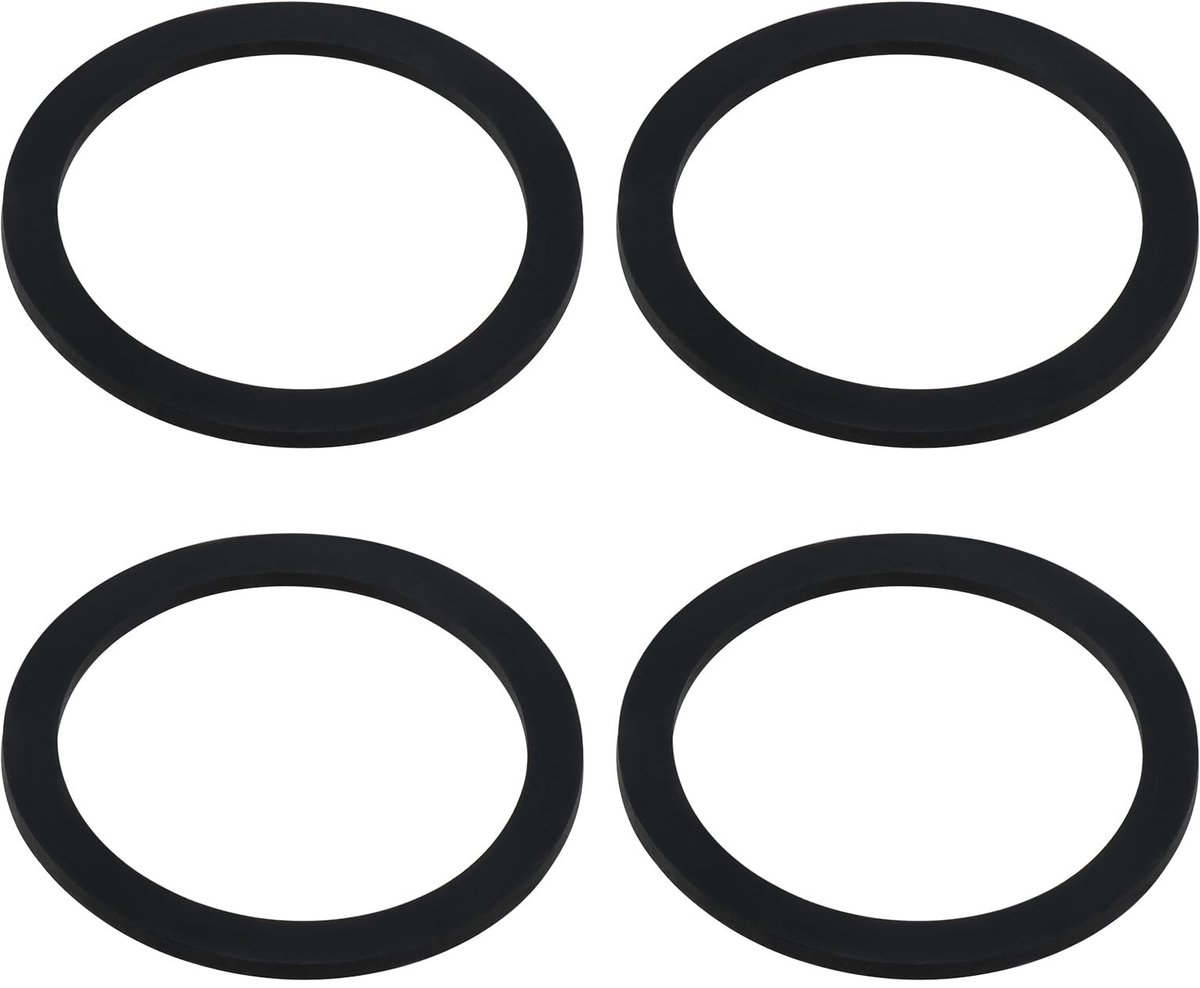 Dailygoody - Douchebak Afdichting - Rubber Afvoer Pakking - Duurzaam en Betrouwbaar - Zwart - Afvoer O-ring - 4 Stuks - Geschikt voor Badkamer
