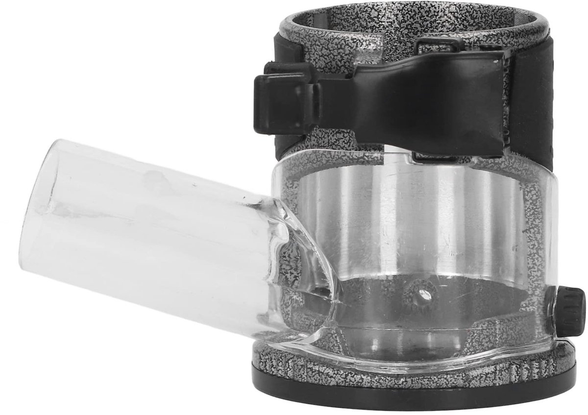 Dailygoody - Trimmachine - Verstelbare Aluminium Plunge Router Base - Houtbewerking - Zwart en transparant - Trimmer Base - Geschikt voor precisiewerk...