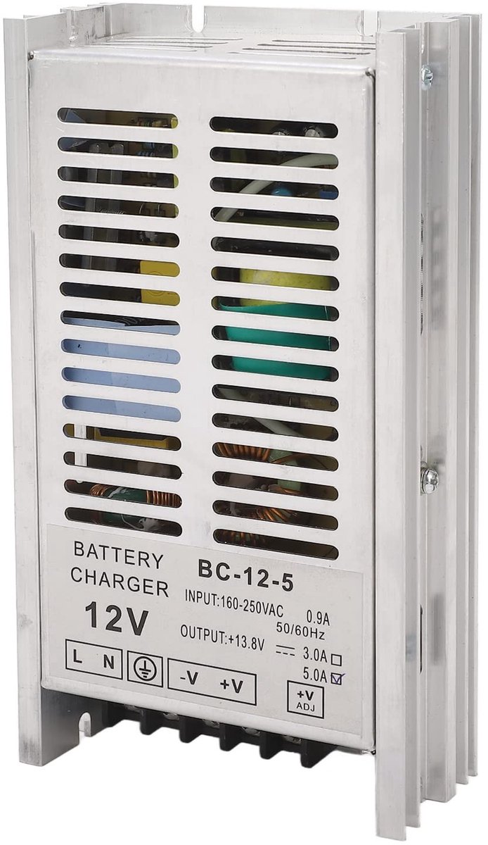 Generator Acculader - Druppellader Gensetlader - Accu Opladen - Automatische Spanning Detectie - 12V 5A - Niet gespecificeerd