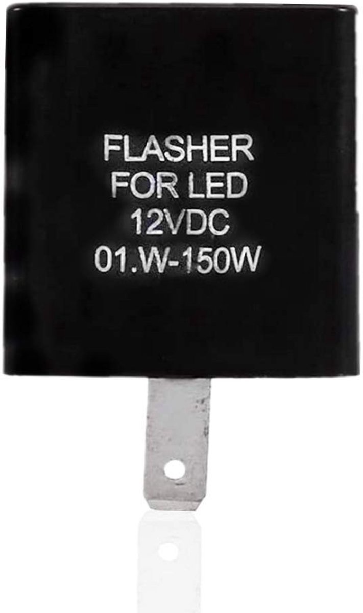 Dailygoody - 12V 2-Pin LED Flasher Relay voor Motorfiets en Auto - Universele Turn Signal Indicator