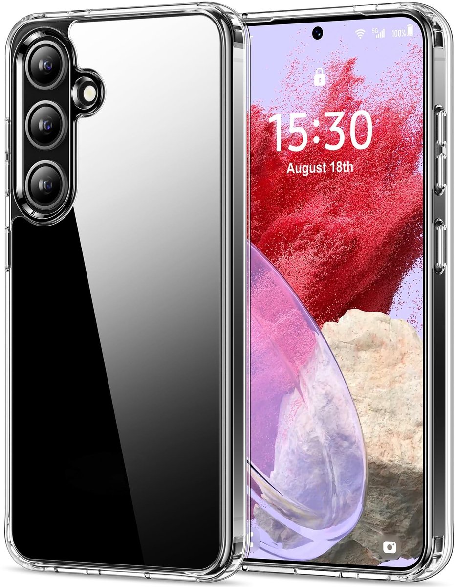 Dailygoody - Crystal Clear Hoesje - Doorzichtig - Perfecte Bescherming - Samsung Galaxy S24 - Transparant - Bescherm je toestel met stijl - Geschikt v...