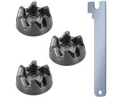 Dailygoody - Koppeling 9704230 - Blenderkoppeling - Inclusief montagesleutel - Compatibel met Kitchenaid - Reserveonderdelen voor blender - Geschikt v