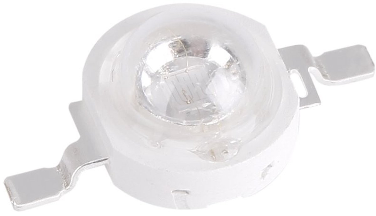 10 Stuks Krachtige 3W Ultraviolet (UV) LED Chip 395-400nm voor Curing en Detectie