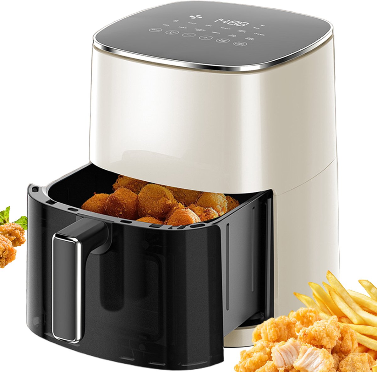 Airfryer 6L Grote Capaciteit – Hetelucht Friteuse Zonder Olie – Multifunctionele Air Fryer – Digitaal Temperatuur en Timer – Keuken Airfryer