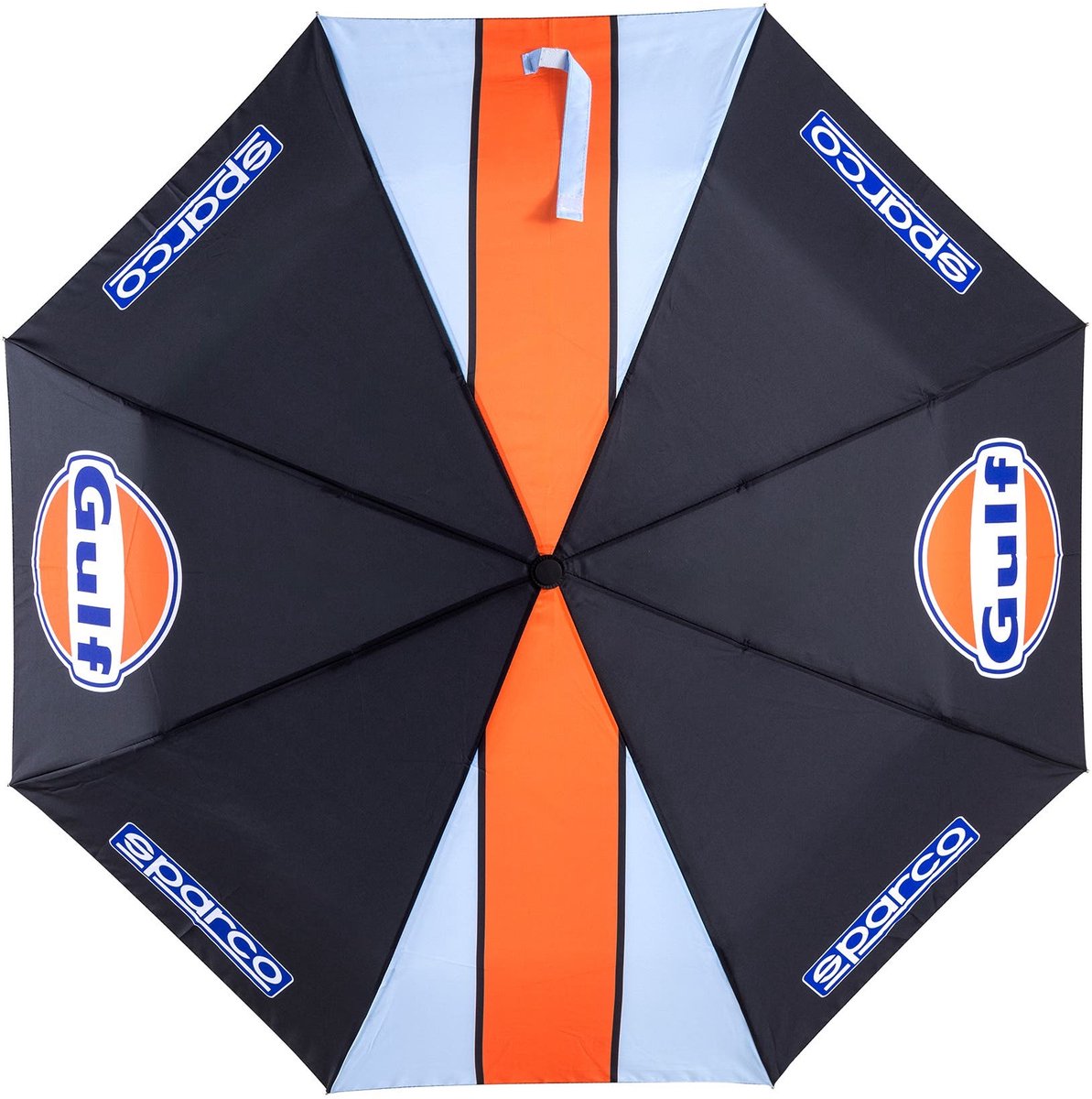 Sparco Gulf Gulf Opvouwbare Paraplu - Zwart — Marineblauw — Maat Onesize