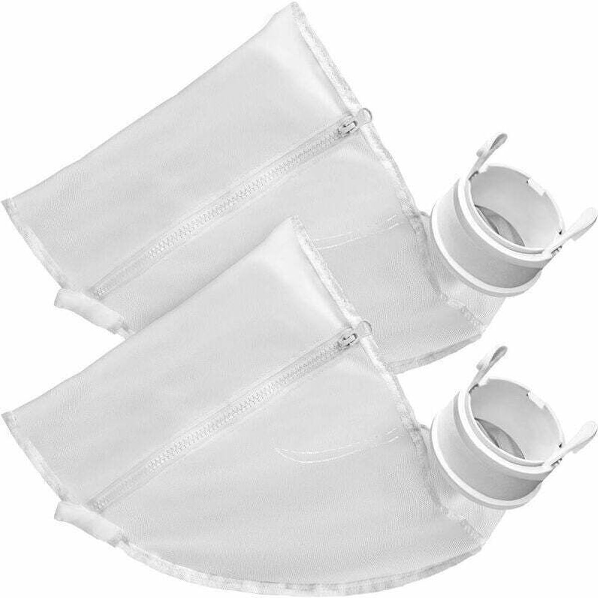 Zwembadreinigingszakken, nylon filterzakken geschikt voor Polaris 280 en 480, universele filterzakken geschikt voor Polaris 280/480 (2-pack)