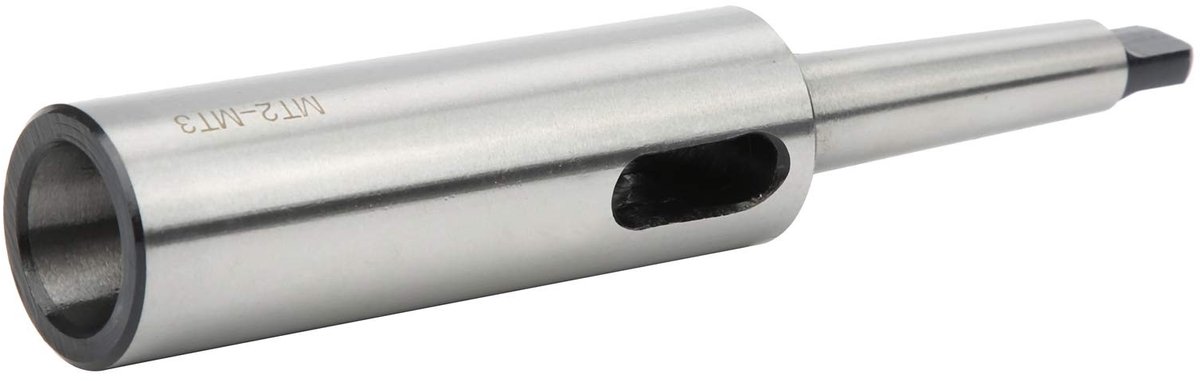 Allecto - Conische Reductieadapter Set - MT2 naar MT3 - Hoge nauwkeurigheid - Snelstaal - CNC-bevestiging - Ideaal voor draaibankfrezen