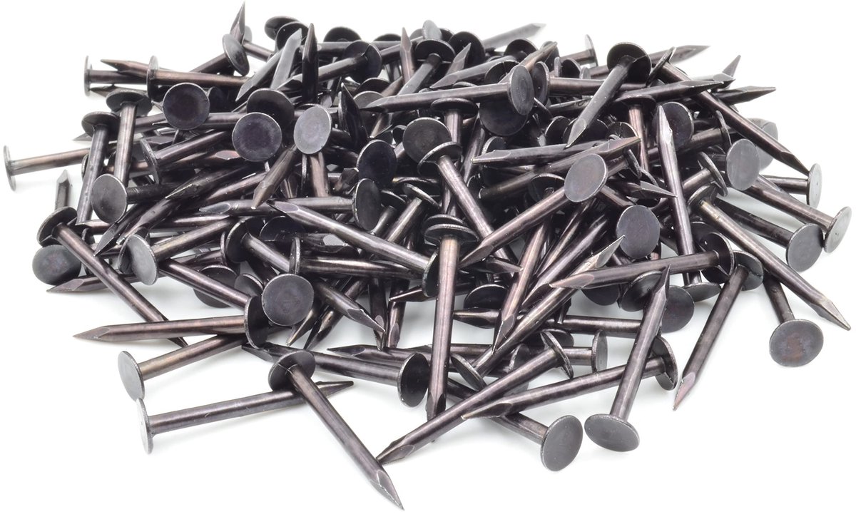 Allecto - Kamdoelen - Blauw - 230 Stuks - Grote Ronde Kop - Lange Scherpe Punten - Ideaal voor Meubelbekleding - 1,7 mm Dikte