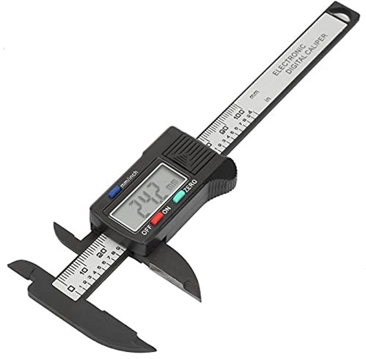 Allecto - Digitale schuifmaat - Precisie meetinstrument - Draagbaar en gebruiksvriendelijk - Kunststof - LCD-scherm - Geschikt voor hobby en profes...