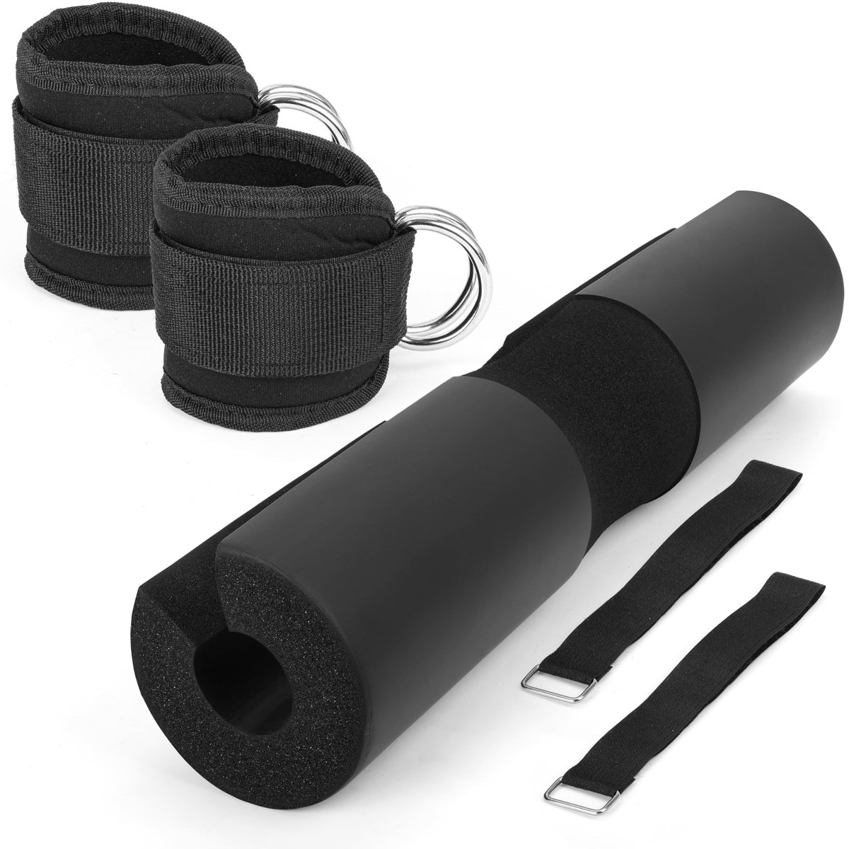MTTProducts - Foam barbell pad - Dumbbell cushion - Nek- en schoudersteun - 44 x 9 cm - Gewichtheffen - Fitness accessoires - Bescherming