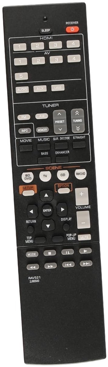 MTTProducts - Vervangende Afstandsbediening - Ergonomisch ontwerp - Ideaal voor thuisbioscoop - Comfortabele grip - Geschikt voor diverse audio- en vid...