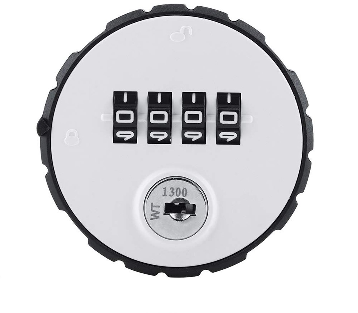 Allecto - 4 Cijfercombinatie Cam Lock - Digitale Zinklegering - Veilig en Duurzaam - Inbouwdikte 20 mm - Geschikt voor Kasten en Kluisjes - Inclusi...