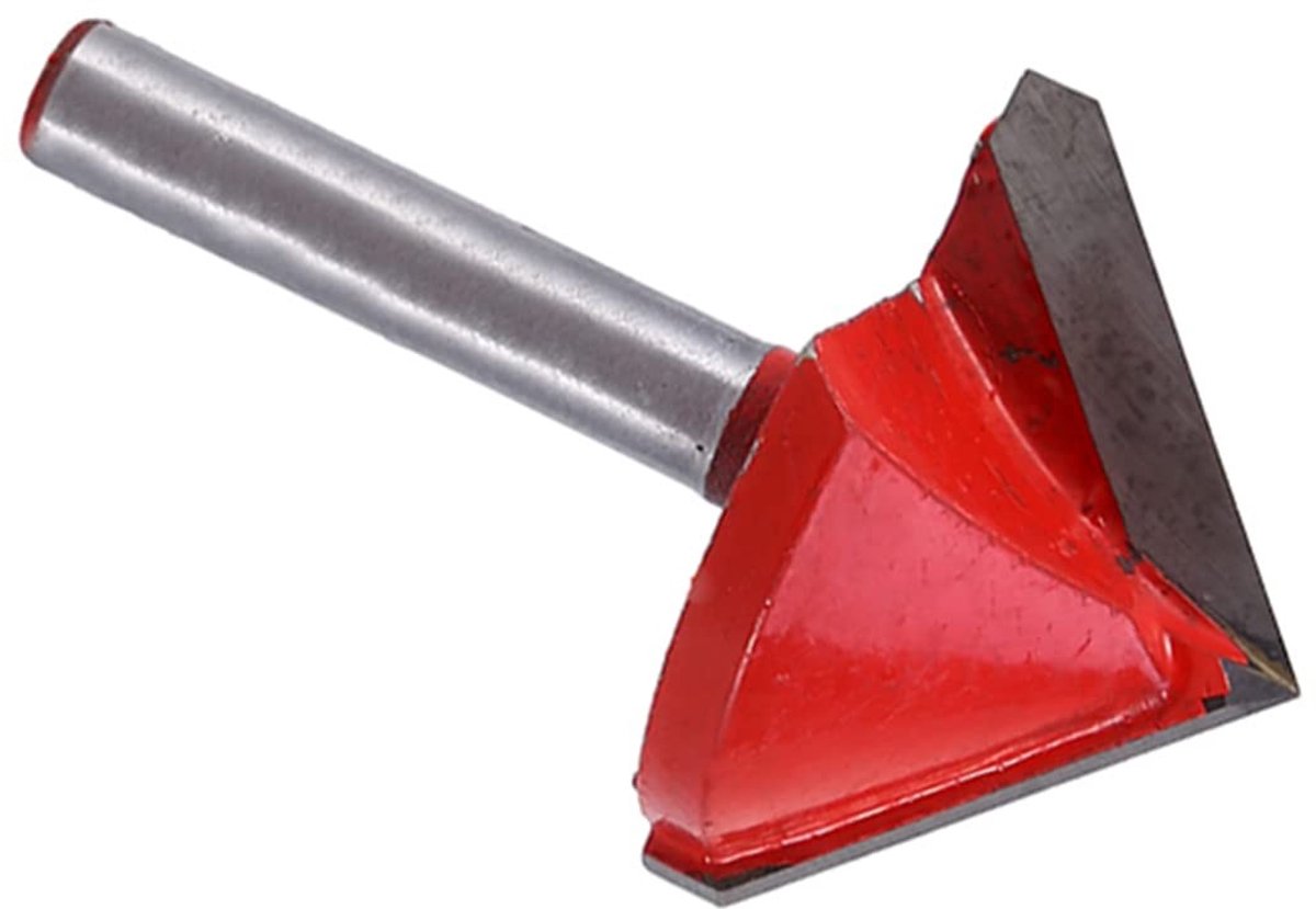 Allecto - Hozly 90 V Router Bit - Graveren en Afschuinen - 14 Schacht - Houtbewerking Cutter - V-inkesbit - Geschikt voor Acryl