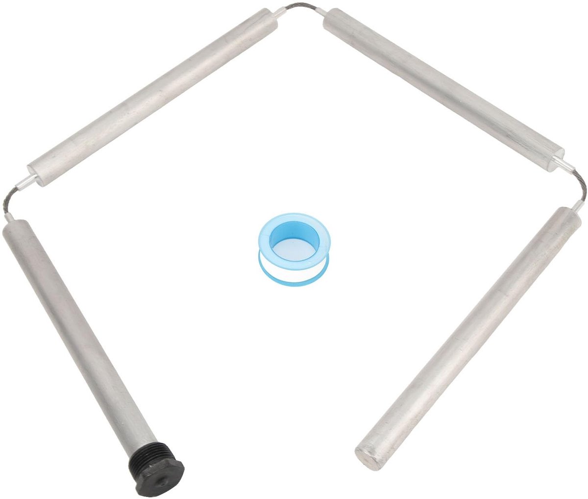 Allecto - 42In Flexible Anode Rod - Magnesium Anode Rod - Universele pasvorm - 3/4in - Waterverhitter - Geschikt voor diverse merken - 42 inch