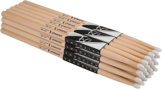 Houten handpercussie-instrumenten met dubbele bal,Met de