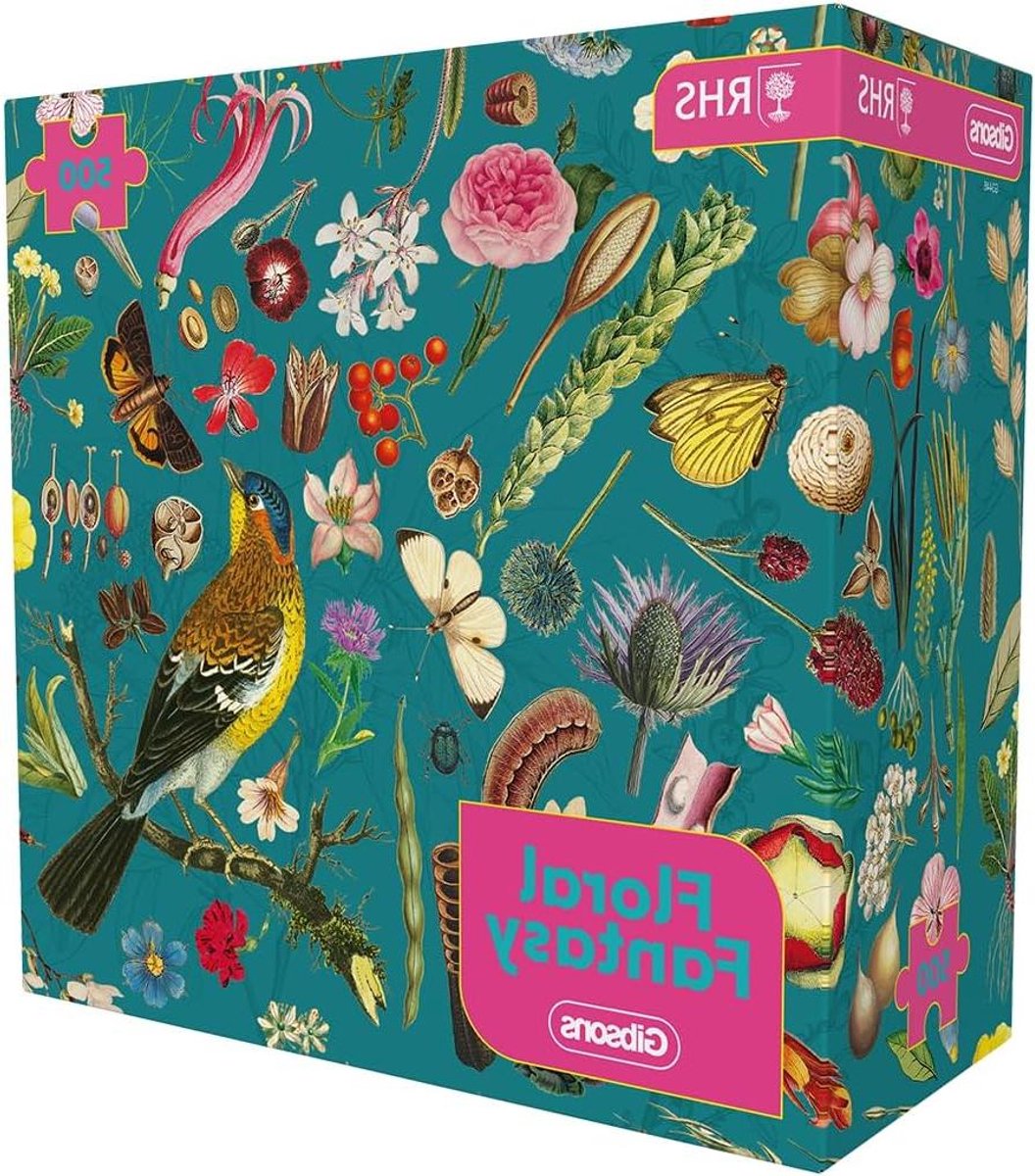 Legpuzzel Botanische Kunst - Tuin Puzzel - Ontspanning Thuis - Duurzaam Gerecycled Board - 500 Stukjes 34x48cm - Meerkleurig