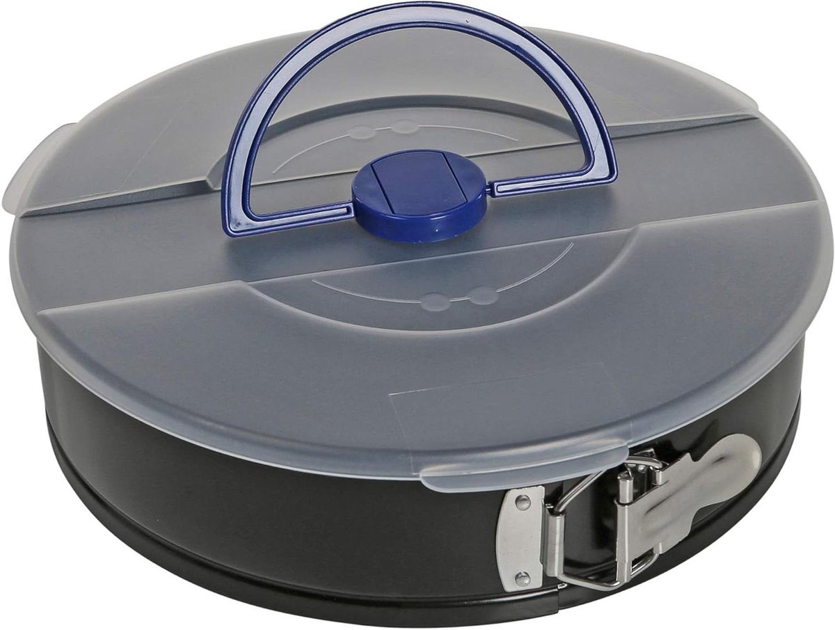 Cake Tin deksel Patisserie plaat ronde Cake schotel opslag container