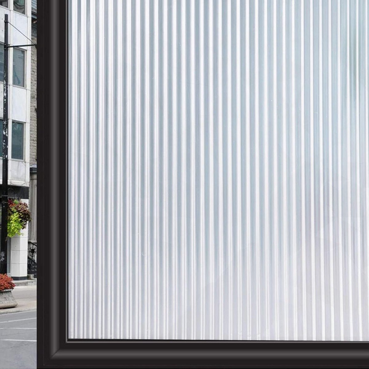 Raamfolie Ondoorzichtig - Decoratief Matglas - Privacy Thuis - Zonder Lijm - 105x200cm - R