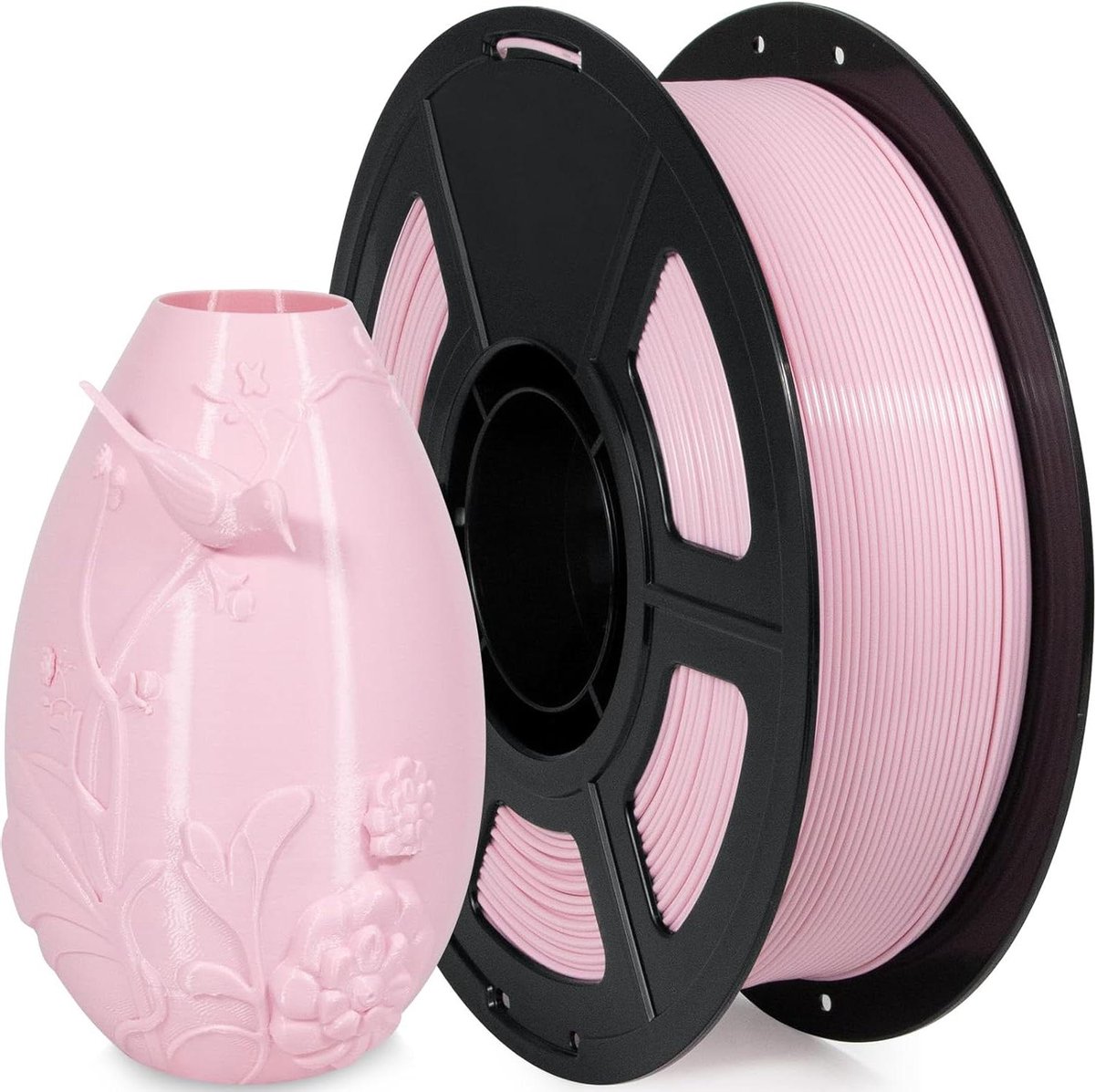 3D Printer Filament - PETG Draad - Modelbouw - Mechanisch Anti-klit - 1.75 mm 1KG - Roze