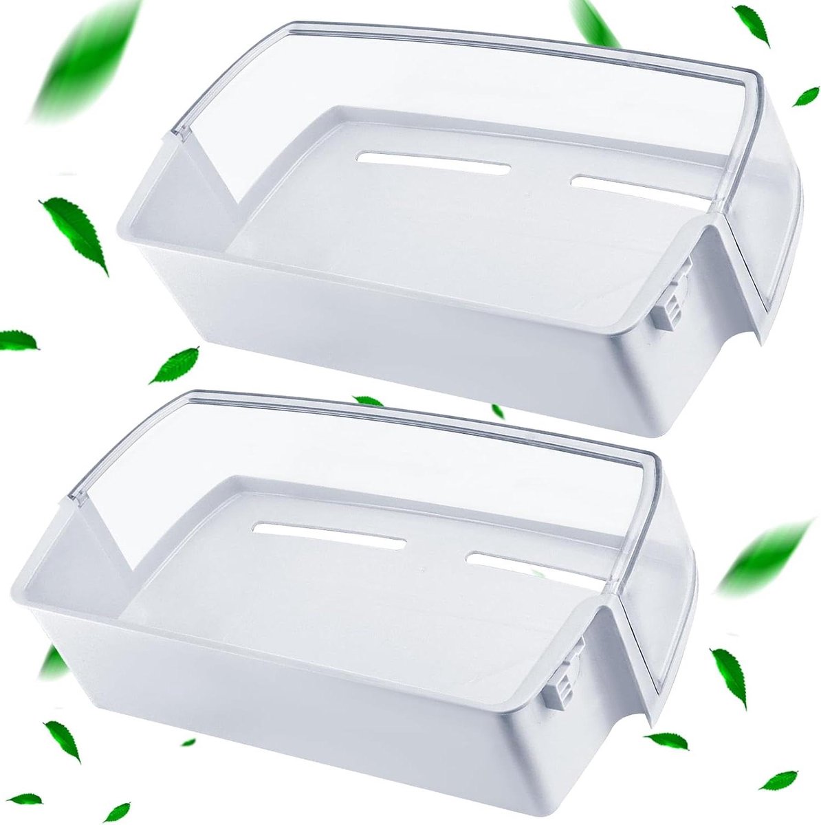 Koelkast Bakken - Deur Organizer - Opslag Drank - Draagbaar Ontwerp - 35 x 22 x 10 cm - Transparant