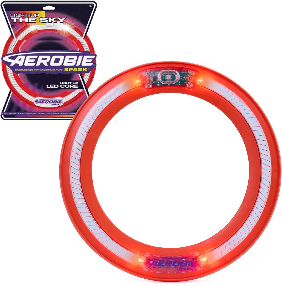 Werpring Aerobie Spark 6076260 Rood 25 cm