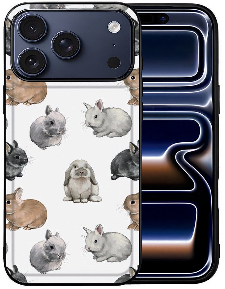 Back Cover iPhone 17 Pro Konijntjes