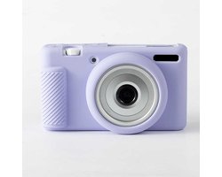 Cameratas Geschikt voor Sony ZV-1F/ZV-1 II/ZV-1M2 digitale camera's, zachte siliconen beschermhoes Geschikt voor ZV1F, krasbestendige, ultradunne en comfortabele zachte hoes - paars.