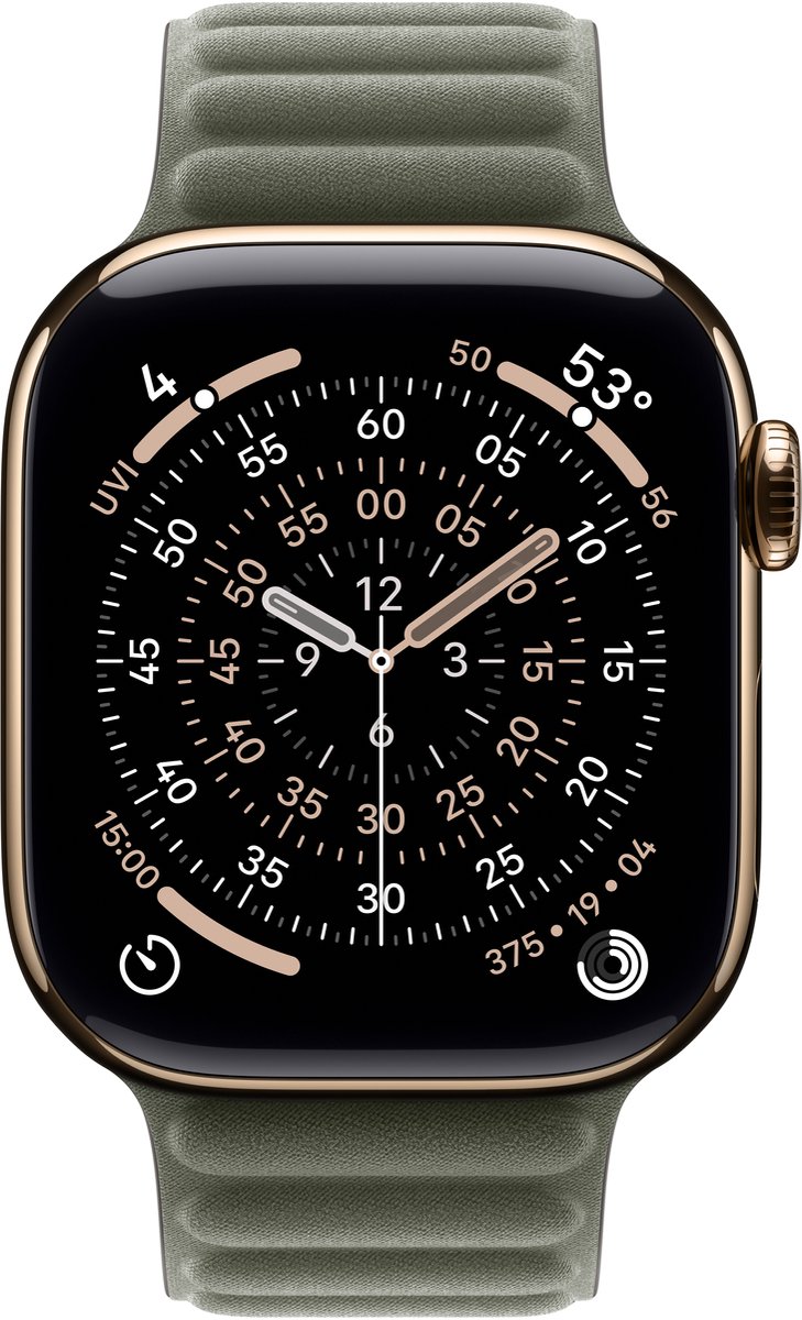Apple Watch 42mm Magnetic Link: Saliegrijs - S/M