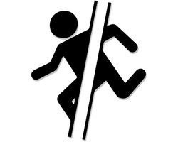 Decus Portal Split Aperture Science // Sticker OEM JDM Style Sticker