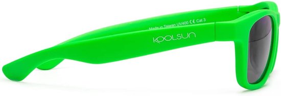 Kinderzonnebril - Zonnebril kinderen - Bescherming tegen zonlicht - UV400 Categorie 3 - 1-5 jaar - Neon groen van Merkloos — afbeelding 3
